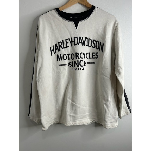 Harley Davidson Motorcycles Since 1903 Milwaukee Long Sleeve Sweatshirt Mens L